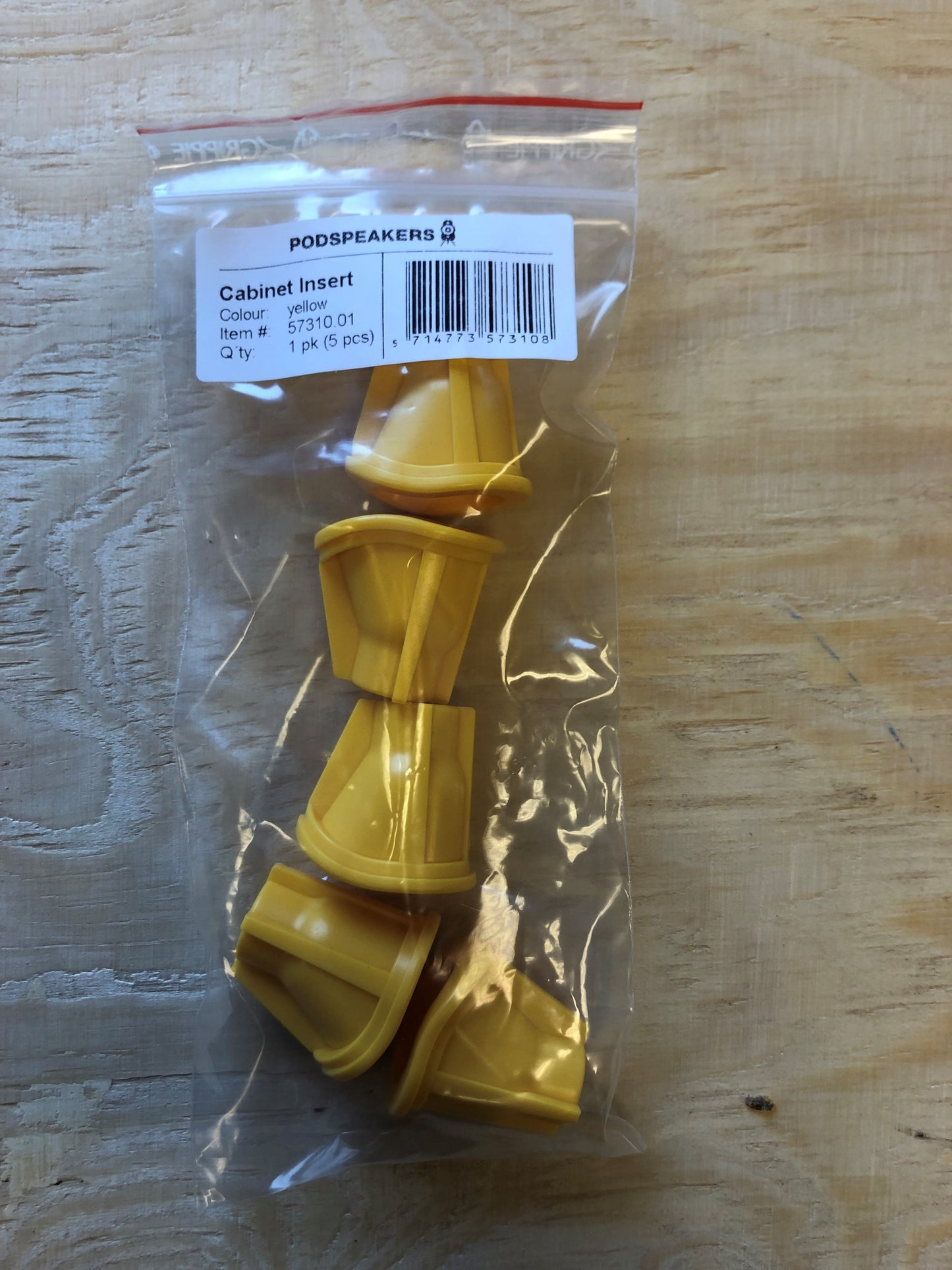 BassStation - cabinet spike inserts (yellow)
